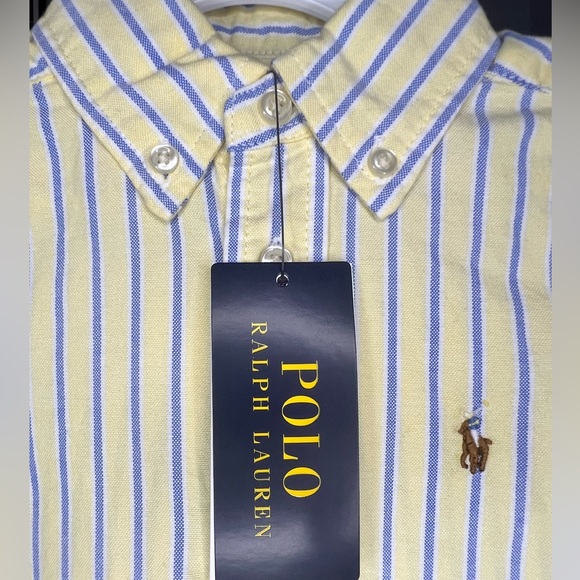 NWT Polo Ralph Lauren Boy’s Sz 2T Button Down Shirt - Picture 3 of 6